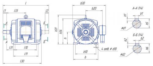 двигатель а4-355 IM1001, IM1001