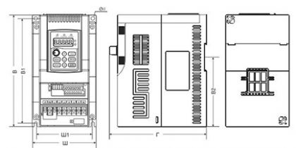 габаритный чертеж SDI